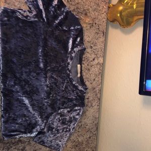 Crushed velvet T-shirt